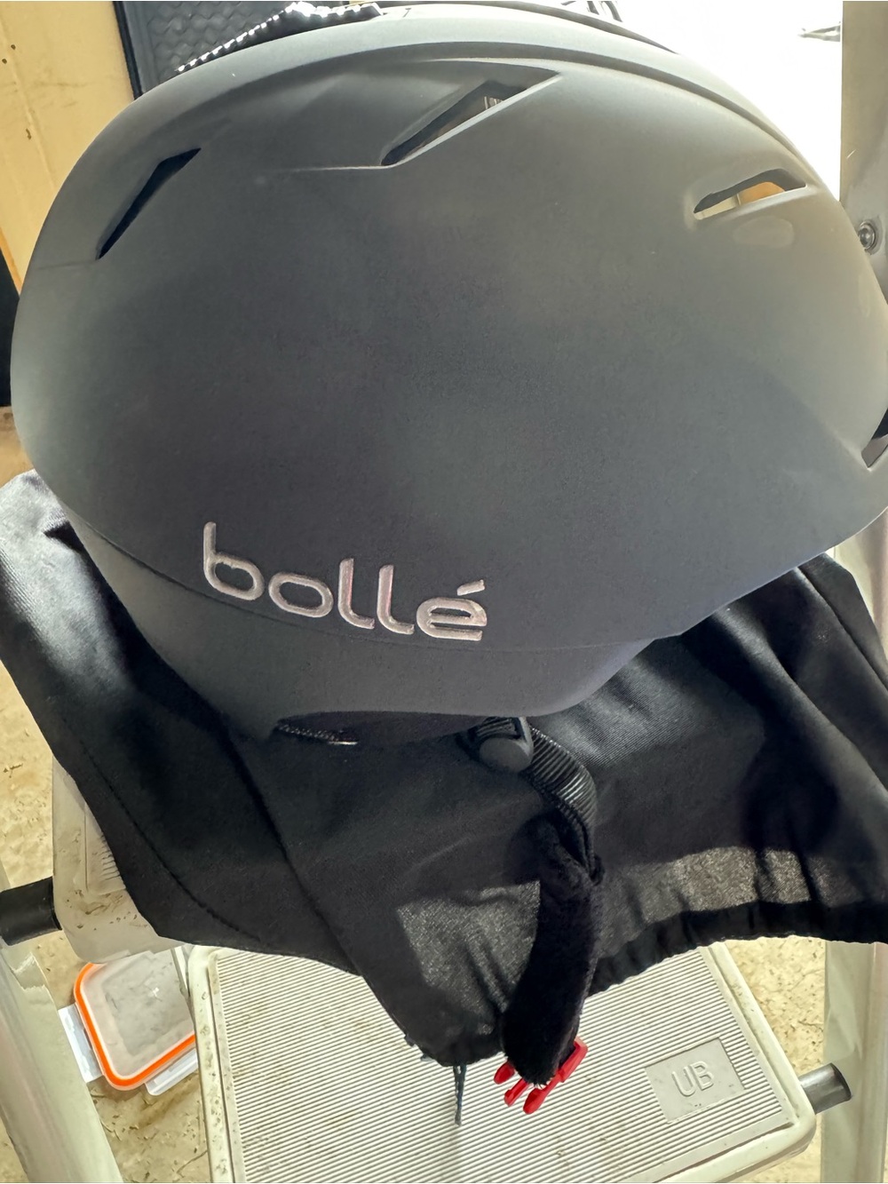 bolle Matte Black Ski/Snowboard Helmet with Subtle Logo